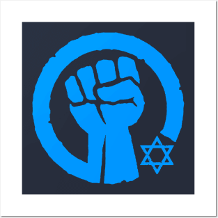 I stand with Israel - Solidarity Fist Posters and Art